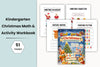 Kindergarten Christmas Math Activity Workbook