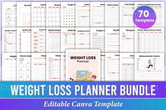 Weight Loss Planner for Effective Results - CraftNest - Digital Crafting and Art