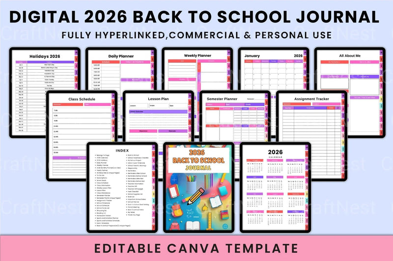 Back to School Essentials - CraftNest - Digital Crafting and Art