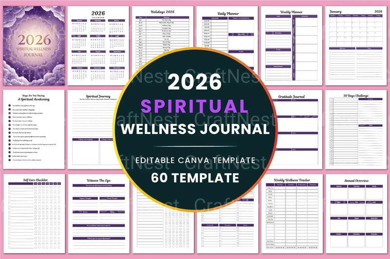 Spiritual Wellness Guide - CraftNest - Digital Crafting and Art