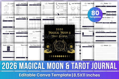 Magical Moon Tarot Deck - CraftNest - Digital Crafting and Art