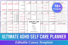 Ultimate ADHD Self-Care Planner - CraftNest - Digital Crafting and Art