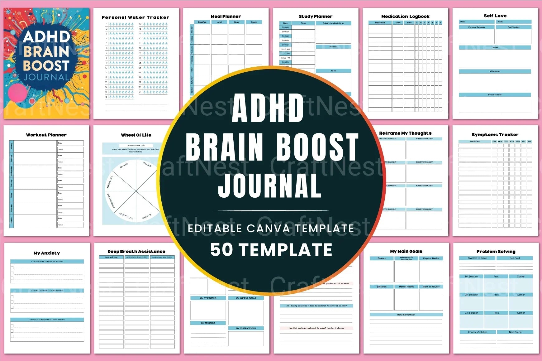 ADHD Brain Boost - CraftNest - Digital Crafting and Art