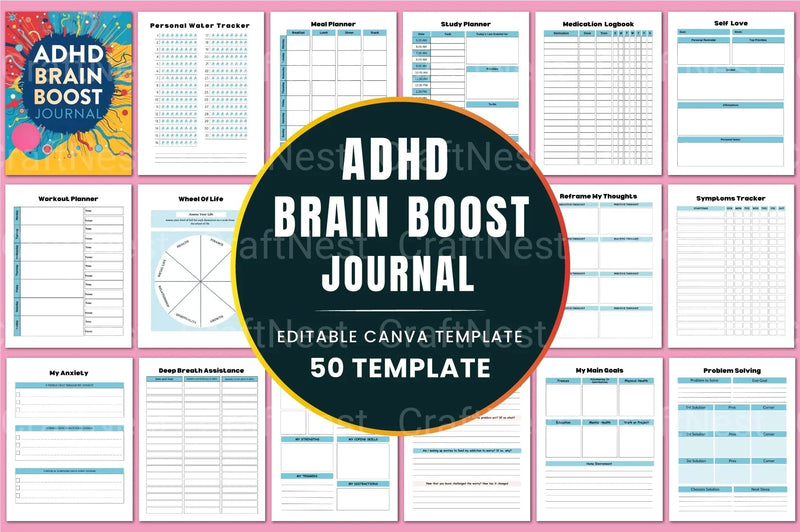 ADHD Brain Boost - CraftNest - Digital Crafting and Art