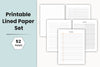 Lined Planner