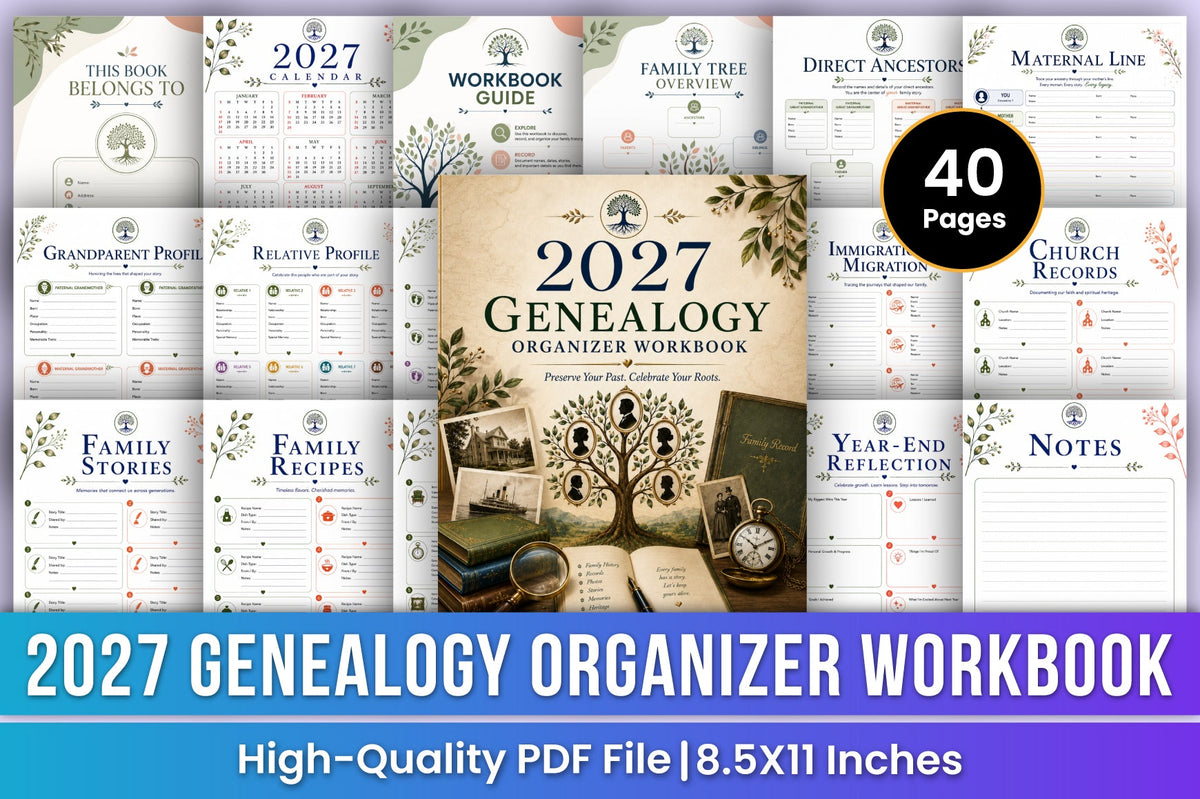 Genealogy Workbook 2027