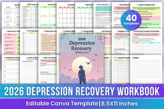 Depression Recovery Workbook - CraftNest - Digital Crafting and Art