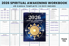 Spiritual Awakening Workbook for Personal Growth - CraftNest - Digital Crafting and Art