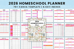 Ultimate Homeschool Planner for Effective Learning - CraftNest - Digital Crafting and Art