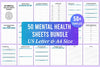 Mental Health Worksheets for Improved Well-being