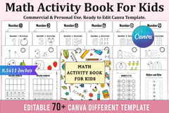 Math Activity Book for Kids Ages 7-12 - CraftNest - Digital Crafting and Art