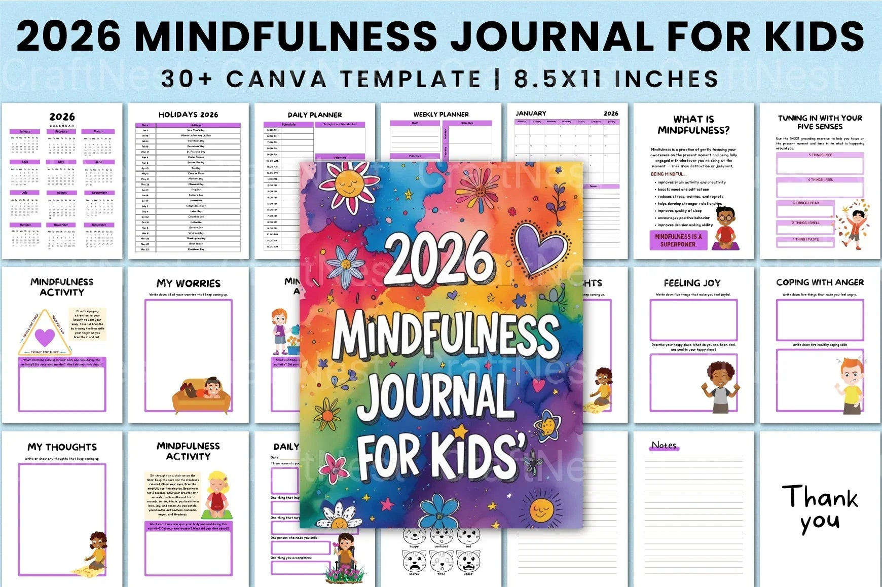 Mindfulness for Kids: A Guide to Calm and Focus - CraftNest - Digital Crafting and Art