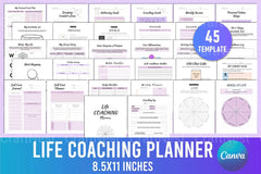 Life Coaching Planner for Personal Growth - CraftNest - Digital Crafting and Art