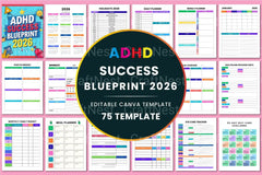 ADHD Success Blueprint - CraftNest - Digital Crafting and Art