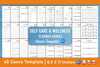 Self Care Wellness Planner Template on Canva