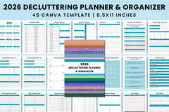 Decluttering Planner & Organizer - CraftNest - Digital Crafting and Art