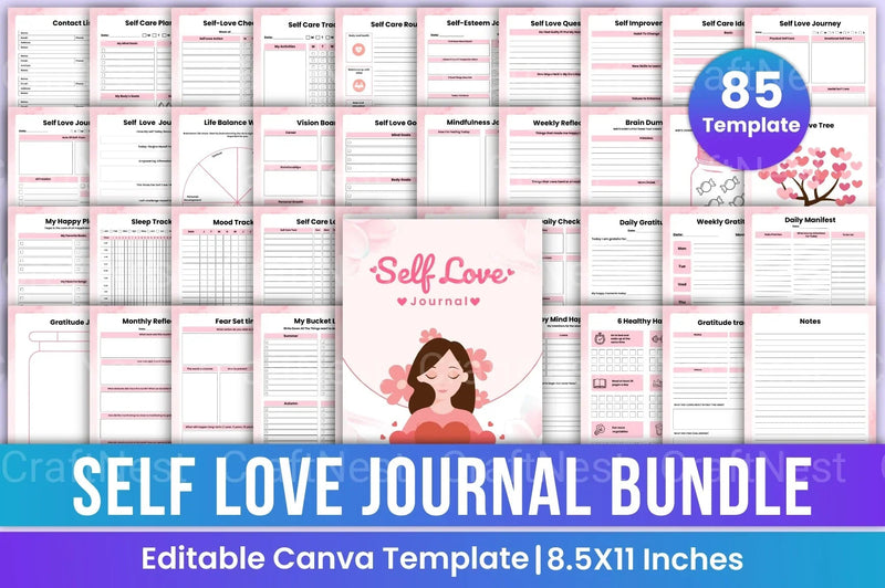 Embrace Self Love: A Journey to Inner Peace - CraftNest - Digital Crafting and Art