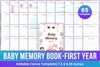 Baby Memory Book: First Year Keepsake