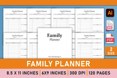 Family Planner - CraftNest - Digital Crafting and Art
