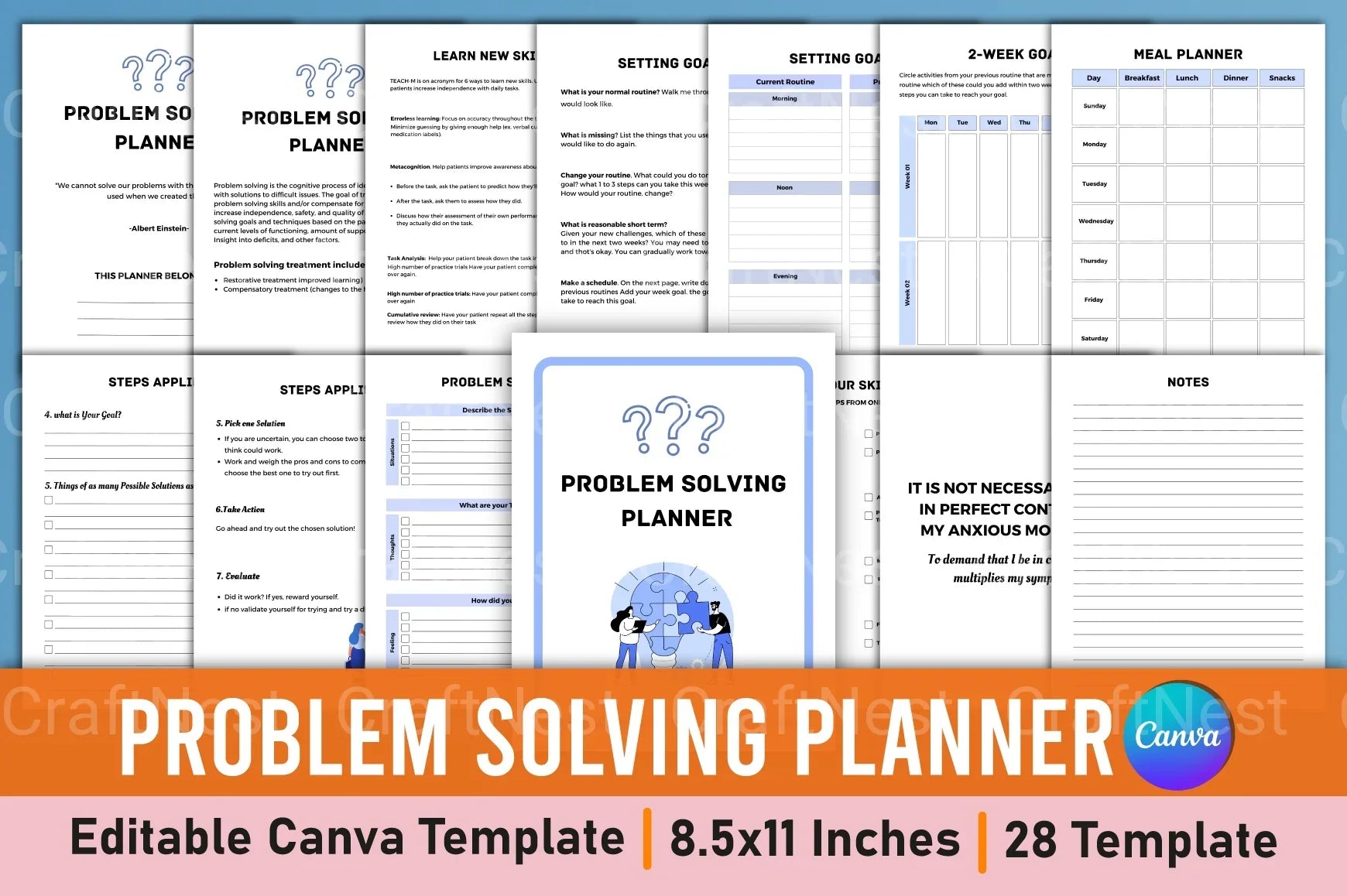Effective Problem Solving Planner - CraftNest - Digital Crafting and Art