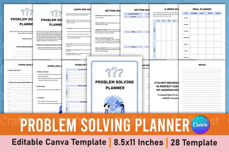 Effective Problem Solving Planner - CraftNest - Digital Crafting and Art