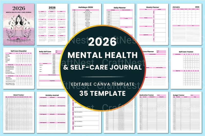 Mental Health Self-Care Guide - CraftNest - Digital Crafting and Art