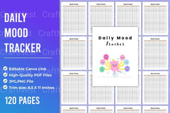 Daily Mood Tracker Template - CraftNest - Digital Crafting and Art