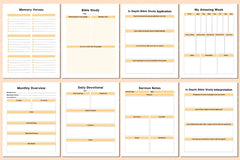 Devotional Planner for Spiritual Growth - CraftNest - Digital Crafting and Art