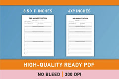 Manifestation Planner Bundle - CraftNest - Digital Crafting and Art