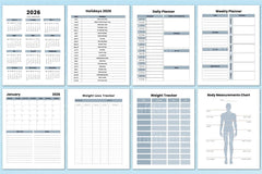 Weight Loss Design Template - CraftNest - Digital Crafting and Art