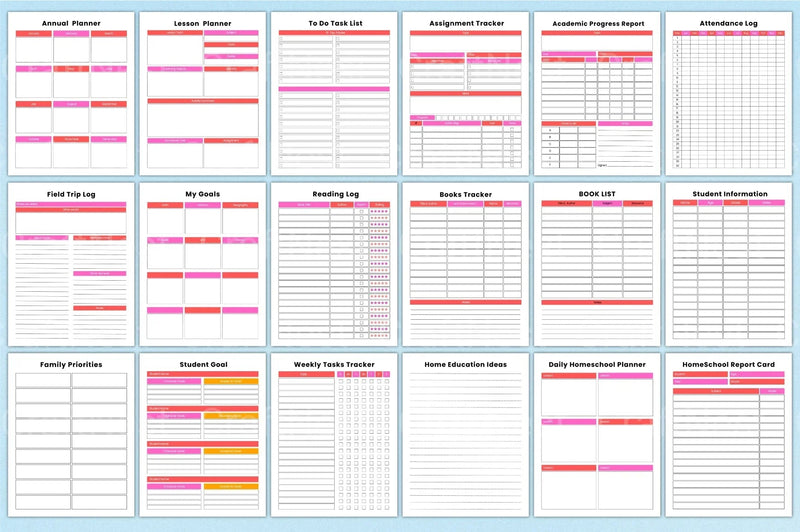 Ultimate Homeschool Planner for Effective Learning - CraftNest - Digital Crafting and Art