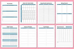 Anxiety Reset Workbook: Transform Your Mindset - CraftNest - Digital Crafting and Art