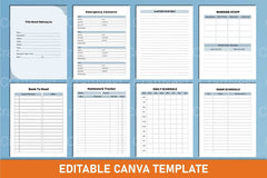 Nursing Student Planner Canva Template - CraftNest - Digital Crafting and Art
