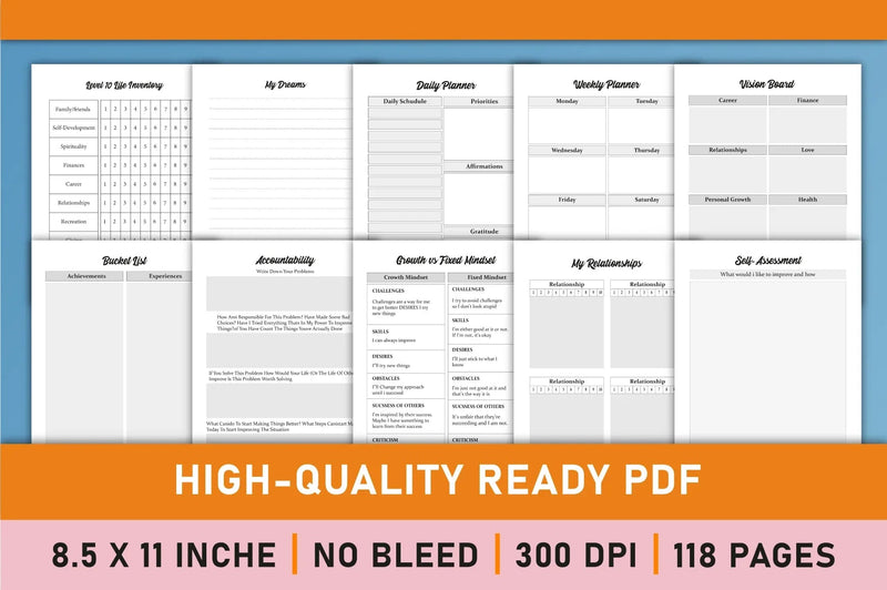 Manifestation Dream Life Planner - CraftNest - Digital Crafting and Art