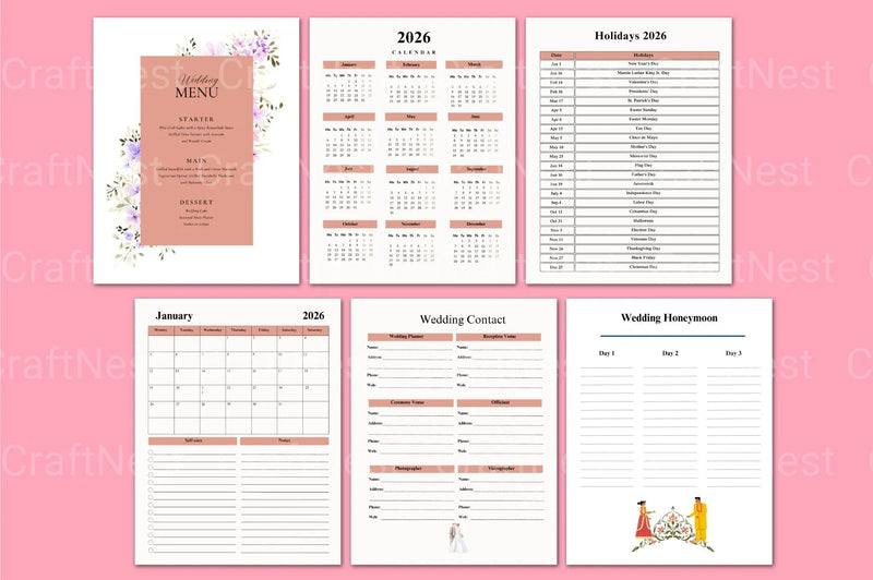 Bride Organizer Services - CraftNest - Digital Crafting and Art