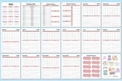 Vision Board Planner Template Canva - CraftNest - Digital Crafting and Art