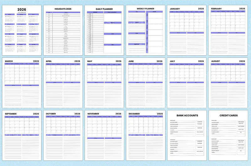 Budget Financial Planner - CraftNest - Digital Crafting and Art
