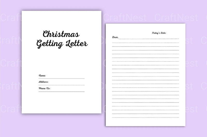 Christmas Greeting Letter - CraftNest - Digital Crafting and Art
