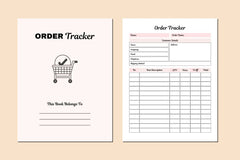 Order Tracker Planner  Bundle - CraftNest - Digital Crafting and Art