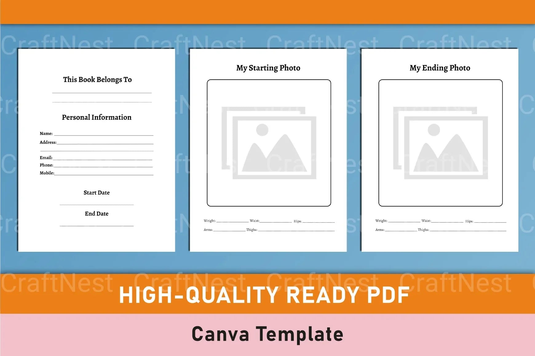 Weight Loss Tracker Tool - CraftNest - Digital Crafting and Art