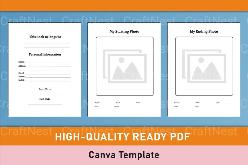 Weight Loss Tracker Tool - CraftNest - Digital Crafting and Art