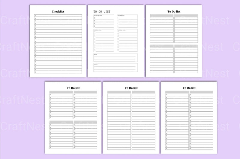 Mega To-Do List Planner - CraftNest - Digital Crafting and Art