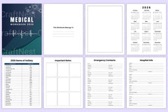 Comprehensive Medical Workbook - CraftNest - Digital Crafting and Art