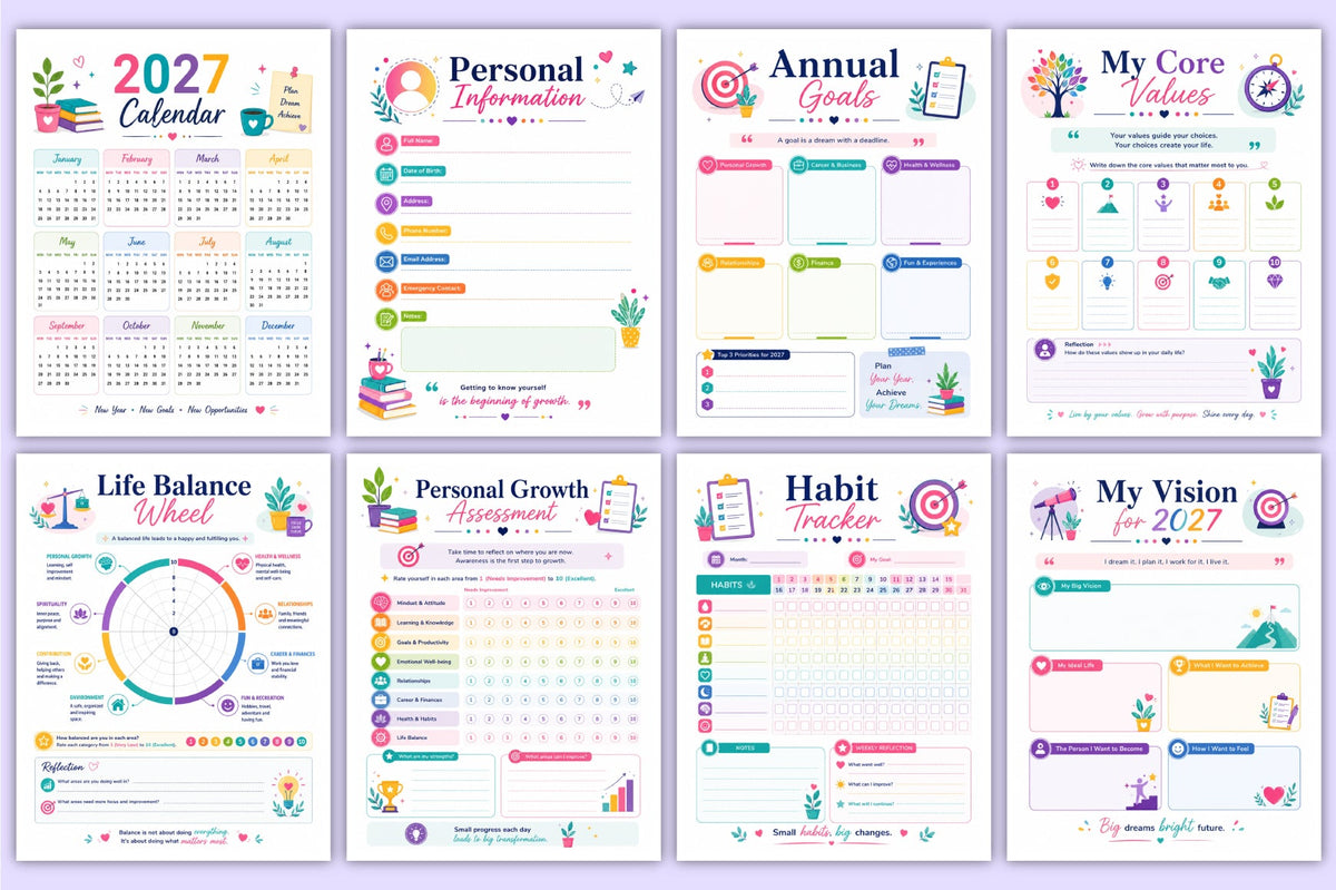 Self Growth Planner 2027