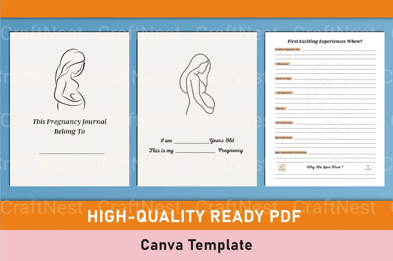 Pregnancy Journey with Canva - CraftNest - Digital Crafting and Art