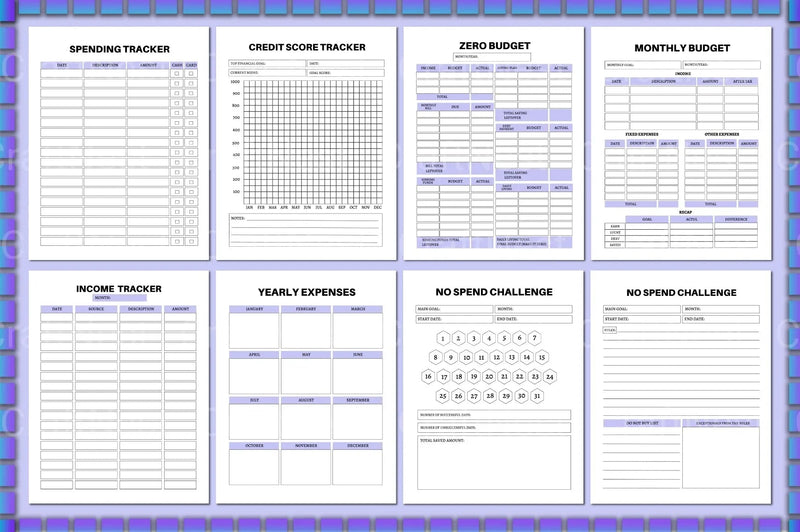 Budget Financial Planner - CraftNest - Digital Crafting and Art