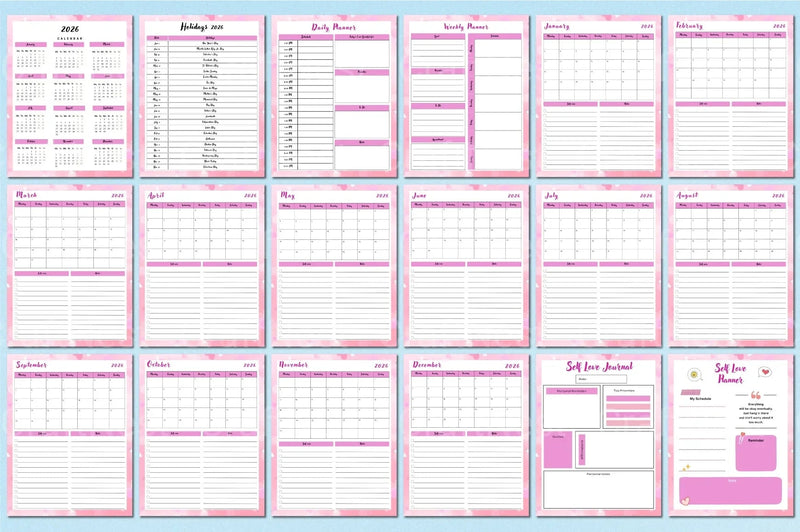 Self Love Workbook for Personal Growth - CraftNest - Digital Crafting and Art