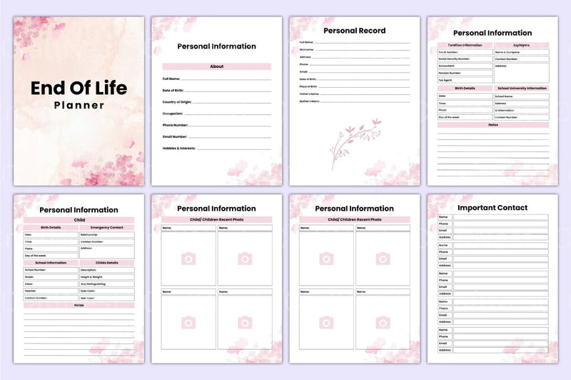 End of Life Planner Guide - CraftNest - Digital Crafting and Art