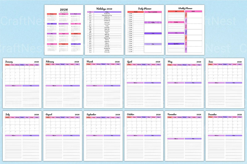 Summer Planner for Kids - CraftNest - Digital Crafting and Art