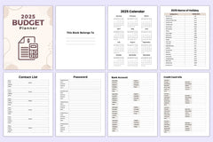 Budget Planner 2023 - CraftNest - Digital Crafting and Art